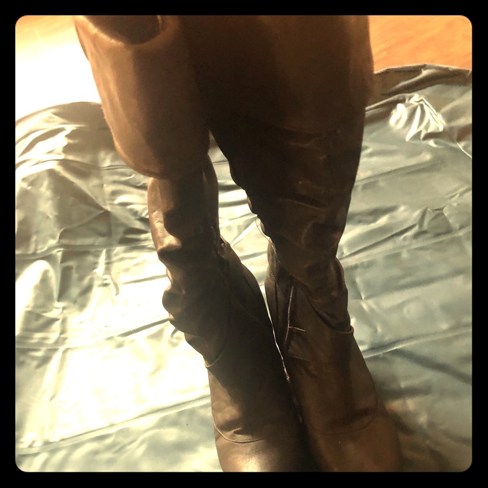 Charlotte Rouse Faux Leather Boots